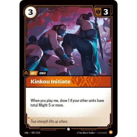 Kinkou Initiate (Base) UNL-097 | UNL | ProCards México
