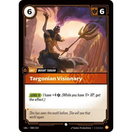 Targonian Visionary (Base) UNL-098 | UNL | ProCards México