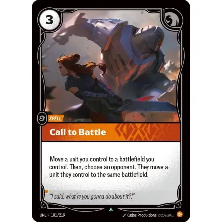 Call to Battle (Base) UNL-101 | UNL | ProCards México