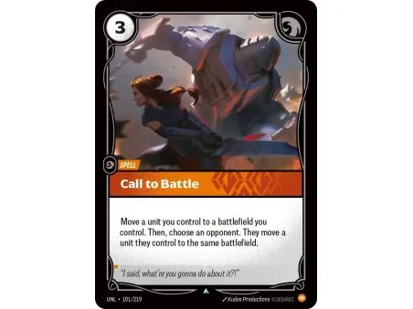 Call to Battle (Base) UNL-101 | UNL | ProCards México