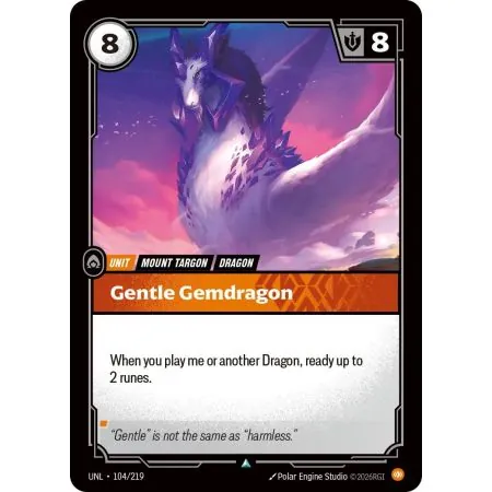 Gentle Gemdragon (Base) UNL-104 | UNL | ProCards México
