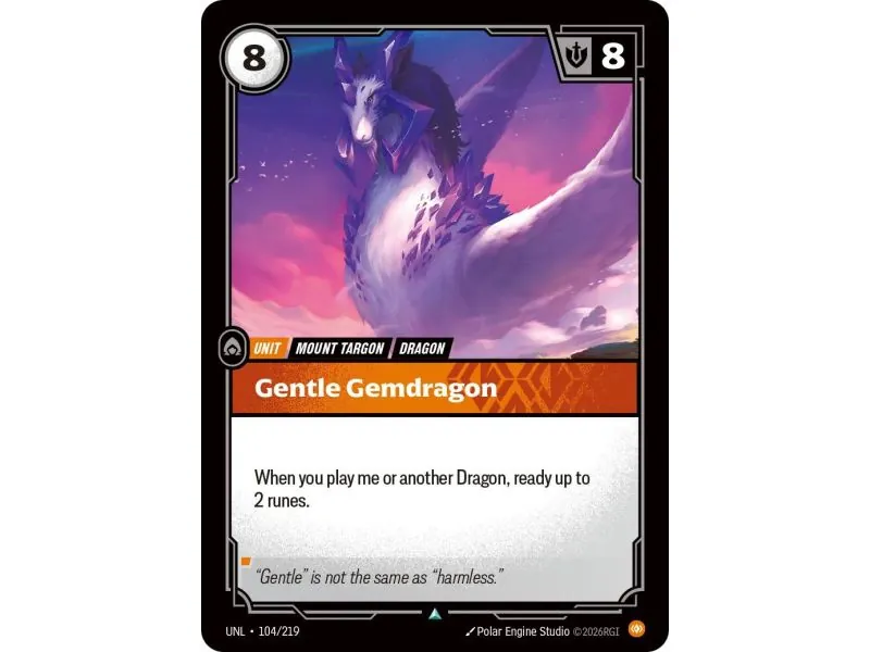 Gentle Gemdragon (Base) UNL-104 | UNL | ProCards México