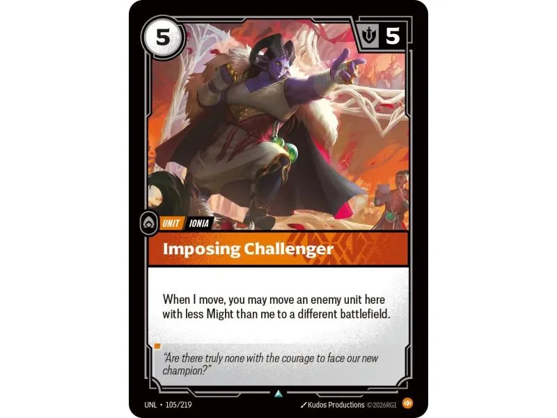 Imposing Challenger (Base) UNL-105 | UNL | ProCards México