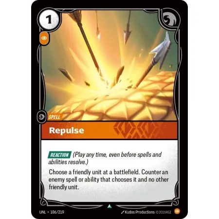 Repulse (Base) UNL-106 | UNL | ProCards México