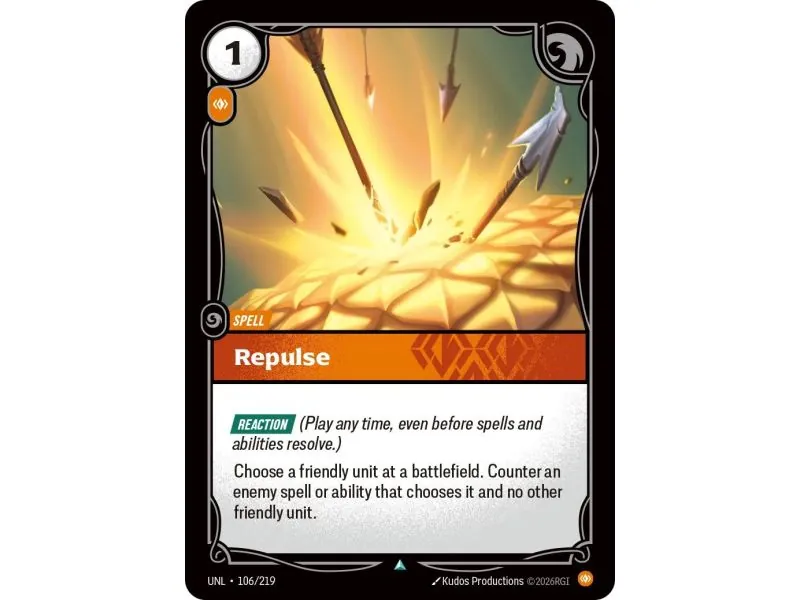 Repulse (Base) UNL-106 | UNL | ProCards México