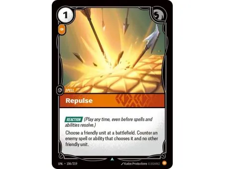 Repulse (Base) UNL-106 | UNL | ProCards México