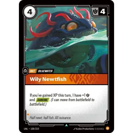Wily Newtfish (Base) UNL-108 | UNL | ProCards México