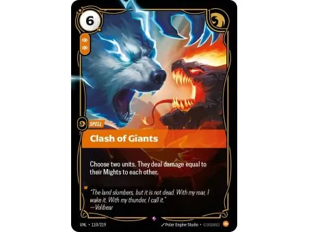 Clash of Giants (Base) UNL-110 | UNL | ProCards México