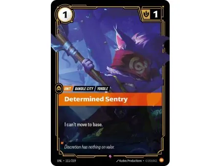 Determined Sentry (Base) UNL-111 | UNL | ProCards México