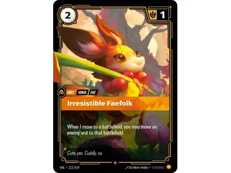 Irresistible Faefolk (Base) UNL-112 | UNL | ProCards México