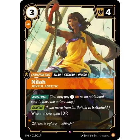 Nilah - Joyful Ascetic (Base) UNL-115 | UNL | ProCards México