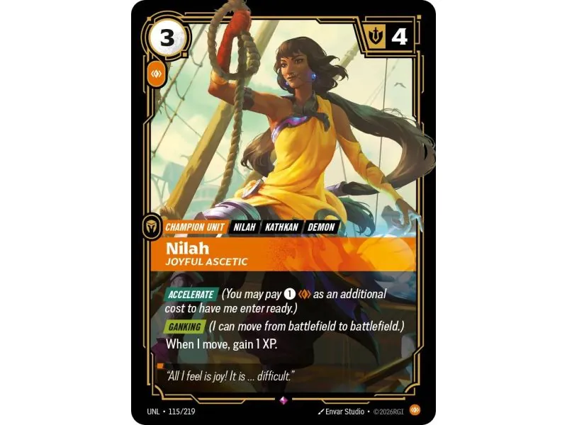 Nilah - Joyful Ascetic (Base) UNL-115 | UNL | ProCards México