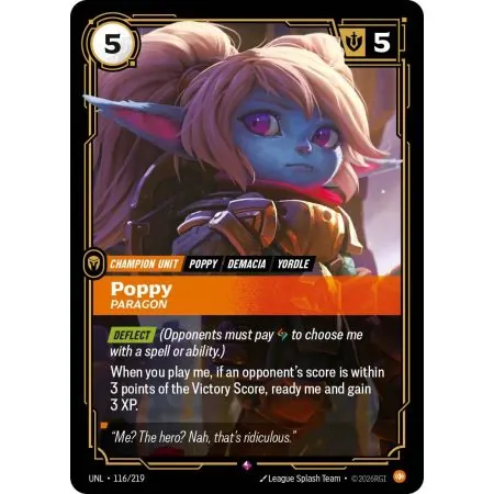 Poppy - Paragon (Base) UNL-116 | UNL | ProCards México