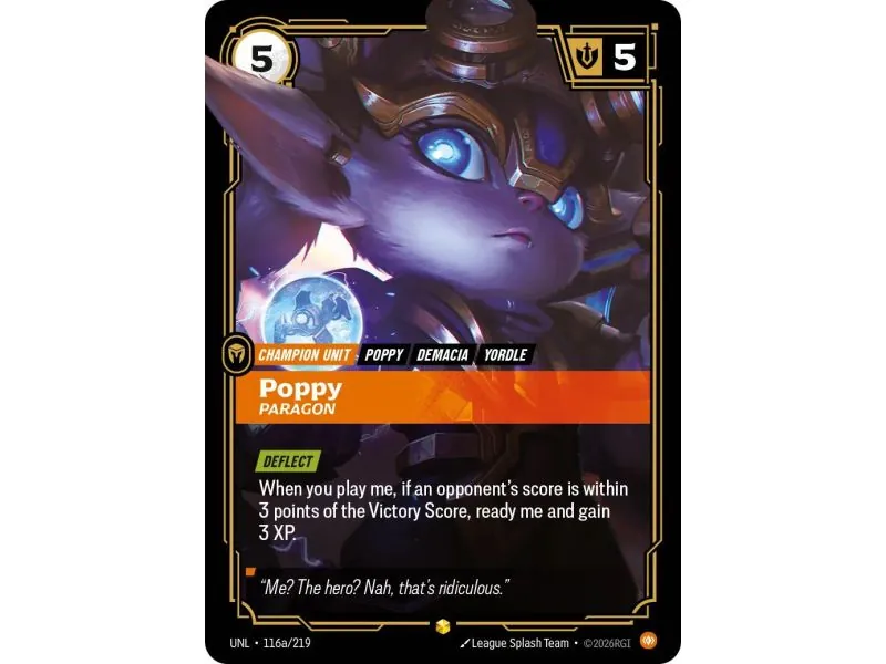 Poppy - Paragon (Alt/Token side) UNL-116A | UNL | ProCards México