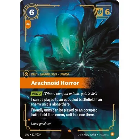 Arachnoid Horror (Base) UNL-117 | UNL | ProCards México