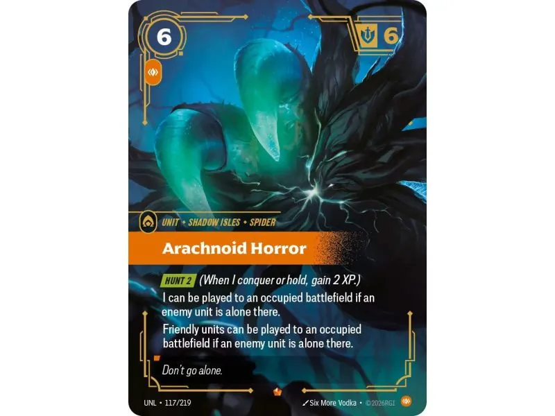 Arachnoid Horror (Base) UNL-117 | UNL | ProCards México