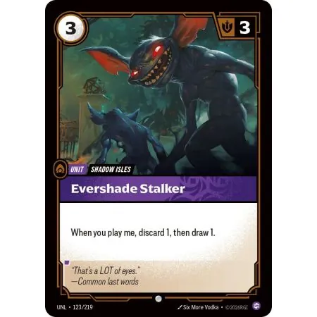 Evershade Stalker (Base) UNL-123 | UNL | ProCards México