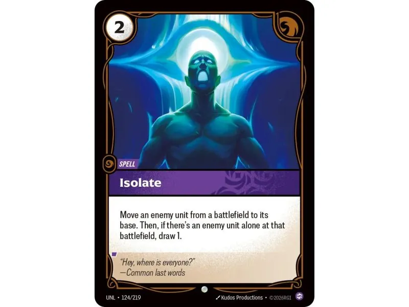 Isolate (Base) UNL-124 | UNL | ProCards México