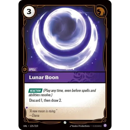 Lunar Boon (Base) UNL-125 | UNL | ProCards México
