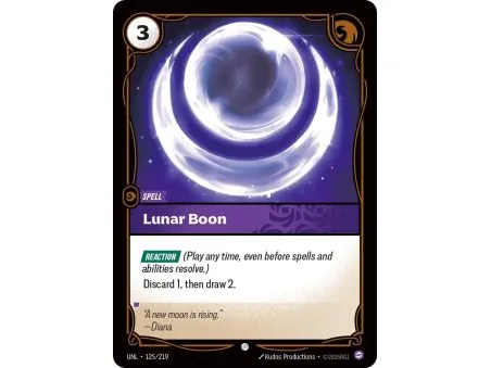 Lunar Boon (Base) UNL-125 | UNL | ProCards México