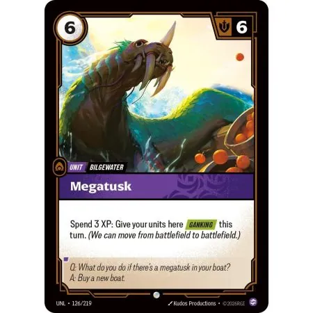 Megatusk (Base) UNL-126 | UNL | ProCards México
