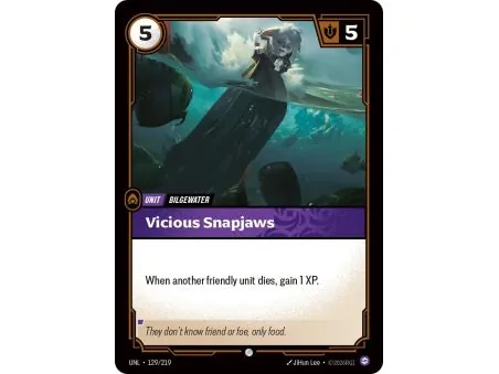 Vicious Snapjaws (Base) UNL-129 | UNL | ProCards México