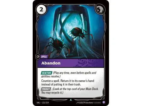 Abandon (Base) UNL-131 | UNL | ProCards México