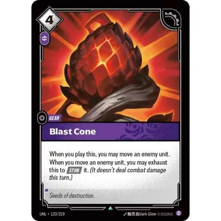 Blast Cone (Base) UNL-133 | UNL | ProCards México