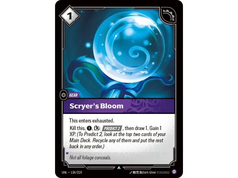 Scryer's Bloom (Base) UNL-136 | UNL | ProCards México