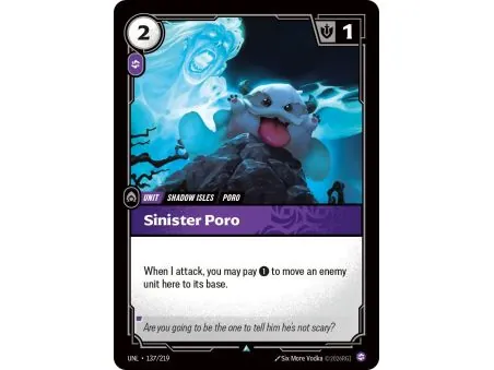 Sinister Poro (Base) UNL-137 | UNL | ProCards México