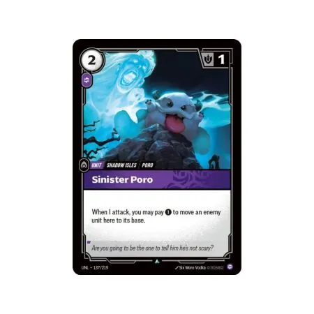 Sinister Poro (Promo) UNL-137-P | UNL | ProCards México