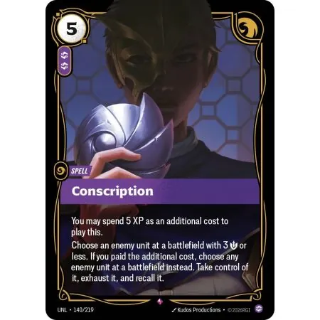 Conscription (Base) UNL-140 | UNL | ProCards México