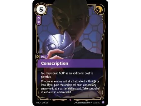 Conscription (Base) UNL-140 | UNL | ProCards México