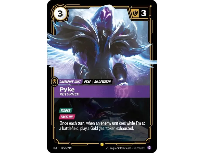 Pyke - Returned (Alt/Token side) UNL-145A | UNL | ProCards México