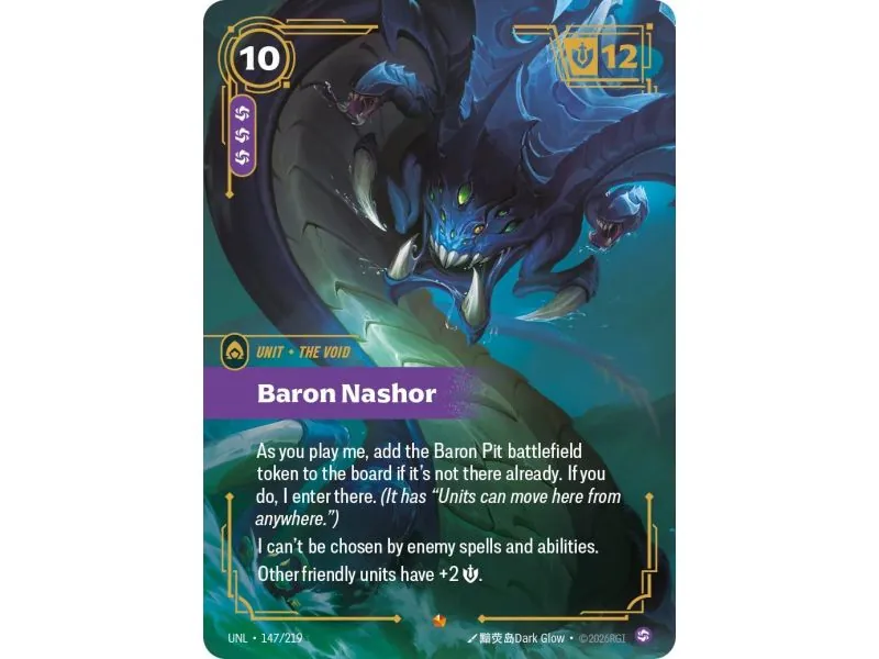 Baron Nashor (Base) UNL-147 | UNL | ProCards México