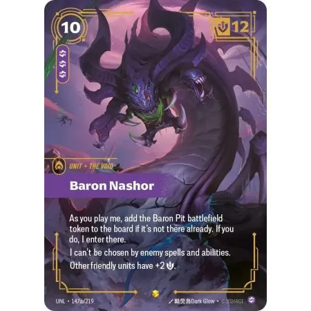 Baron Nashor (Alt/Token side) UNL-147A | UNL | ProCards México