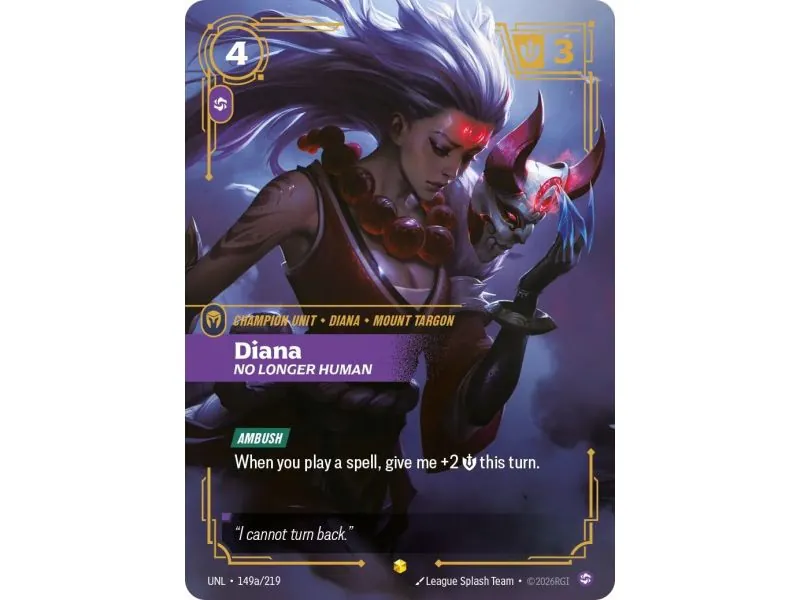 Diana - No Longer Human (Alt/Token side) UNL-149A | UNL | ProCards México