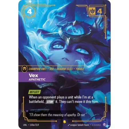 Vex - Apathetic (Alt/Token side) UNL-150A | UNL | ProCards México