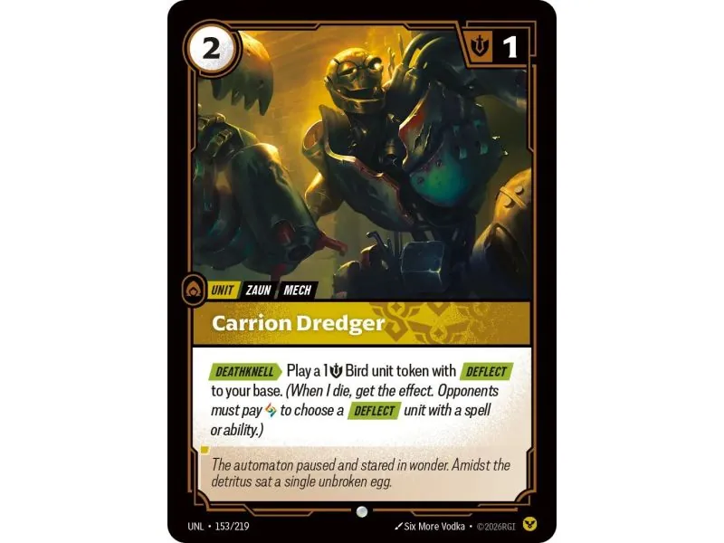 Carrion Dredger (Base) UNL-153 | UNL | ProCards México