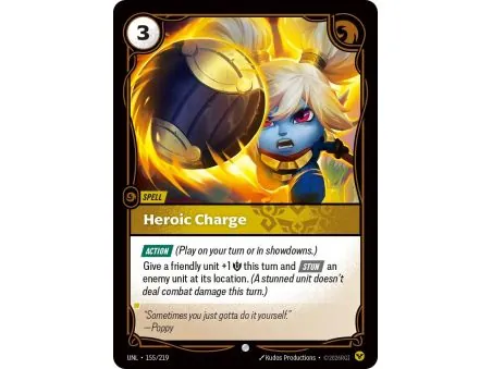 Heroic Charge (Base) UNL-155 | UNL | ProCards México
