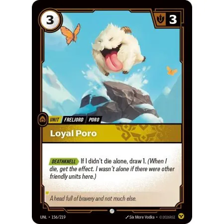 Loyal Poro (Base) UNL-156 | UNL | ProCards México