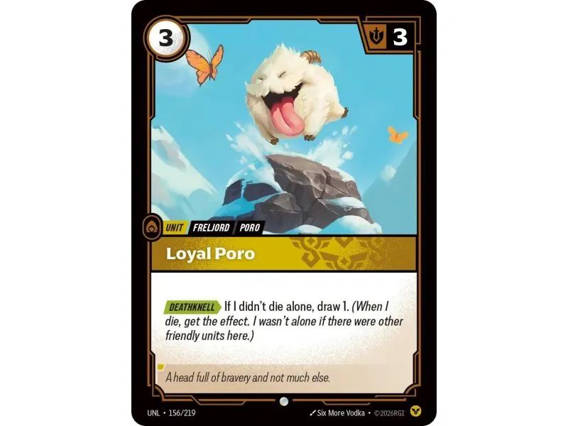 Loyal Poro (Base) UNL-156 | UNL | ProCards México