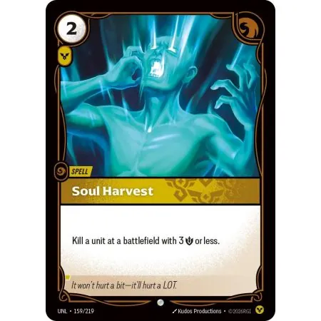 Soul Harvest (Base) UNL-159 | UNL | ProCards México