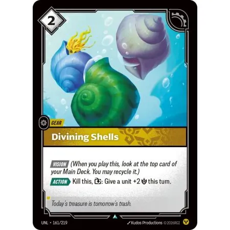 Divining Shells (Base) UNL-161 | UNL | ProCards México