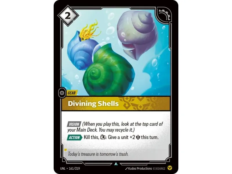 Divining Shells (Base) UNL-161 | UNL | ProCards México