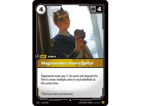 Mageseeker Investigator (Base) UNL-163 | UNL | ProCards México