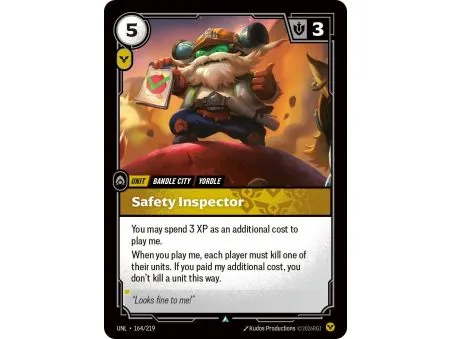 Safety Inspector (Base) UNL-164 | UNL | ProCards México