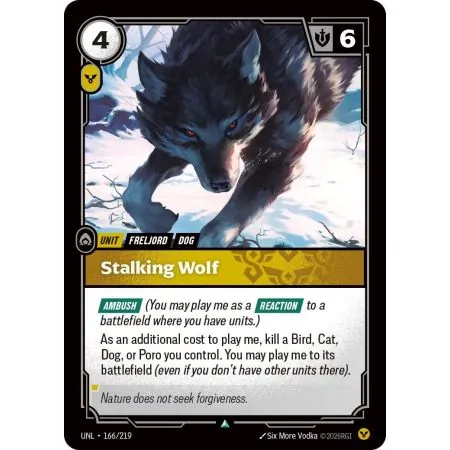 Stalking Wolf (Base) UNL-166 | UNL | ProCards México