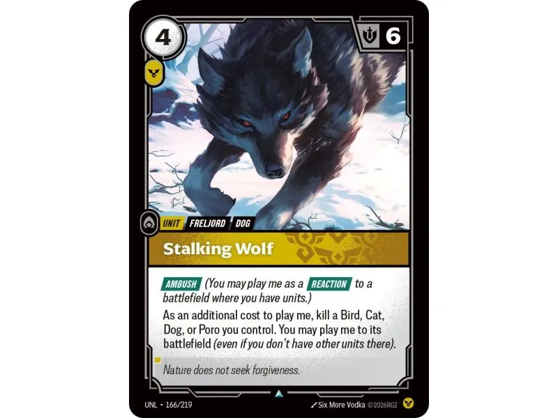 Stalking Wolf (Base) UNL-166 | UNL | ProCards México