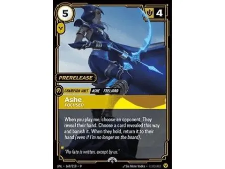 Ashe - Focused (Pre-Rift Promo) (Promo) UNL-169-P | UNL | ProCards México